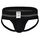 GYM Herren 7,6 cm breites Band, klassischer athletischer Supporter, Schwarz, XXX-Large