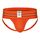 GYM Herren 7,6 cm breites Band, klassischer athletischer Supporter, Orange/Abendrot im Zickzackmuster (Sunset Chevron), Medium