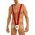VemeFufu Mankini für Herren, sexy, lustig, Borat, Schwimmschnur, Tanga, Dessous, Badeanzug, Kellner, Bodysuit, Weihnachten, Geburtstag, Witz, Neuheit, 01 Christmas Style a, Einheitsgröße