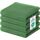 Moosfor Geschirrtücher 100% Baumwolle, 4er Set 32 x 72 cm, Weiche Geschirrhandtücher Küchenhandtücher Saugfähig Küchentücher Dicke Premium Geschirrtuch Spüllappen Putzlappen, Grasgrün