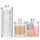 3er Set Kosmetik Organizer – Wattepads Spender & Wattestäbchen Behälter mit Deckel – Transparente Acryl Aufbewahrungsbox für Schminktisch, Badezimmer & Schlafzimmer – Make-up Aufbewahrungssystem