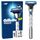 Gillette Mach3 Turbo Rasierer für Männer, 1 Gillette Rasierer, 1 Ersatzklinge, Mit verbessertem Gleitstreifen für ein sanftes Gleiten und NEUEN Klingen