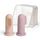 Moonkie Baby Zahnbürste Finger Zahnbürste Mundreiniger Kit für 3 Monate +, 2 Stück (Blush/Pale Mauve)