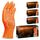 PROGRIP Einweghandschuhe Diamant Grip, Orange, Einmalhandschuhe Extra Stark, Nitrilhandschuhe Gr. XXL, 2x dicker, Handschuhe Einweg, Arbeitshandschuhe für Werkstatt & Montage, 200 Stück (4x50 Stk)