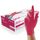 UNIGLOVES Red Pearl Nitril-Untersuchungshandschuhe - vielseitig einsetzbar, puderfreie und latexfreie Einweghandschuhe - Box mit 100 Handschuhen, Rot, Groß (GP0064)
