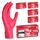 ARNOMED Einweghandschuhe Rot 100 Stück/Box, Einmalhandschuhe S, Nitrilhandschuhe, Handschuhe Einweg puderfrei, latexfreie Gummihandschuhe, Einweghandschuhe in XS, S, M, L & XL verfügbar