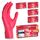 ARNOMED Einweghandschuhe Rot 100 Stück/Box, Nitrilhandschuhe L, Einmalhandschuhe, Handschuhe Einweg puderfrei, latexfreie Gummihandschuhe, Einweghandschuhe in XS, S, M, L & XL verfügbar