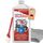 MAXXI CLEAN| Backofen,- und Grillreiniger Kombiset | 1x 750 ml Gel, 1x Pinsel und 1x Microfasertuch | selbstarbeitender Reiniger und Fettlöser | für Herdplatte & Grill | löst Verkrustungen