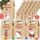 Geschenktüten Weihnachten, Weihnachtstüten Papiertüten mit Griff, Partytasche Geschenkbox Kraftpapier Verpackung, Schokolade SüßIgkeiten Organizer -24STK-