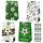 Fußball Party Taschen, 16 Stück Fussball Geschenktüten Papier mit 24 Aufkleber, Football Party Bags Tüten zum Mitgebseltüten Gastgeschenke, Kindergeburtstagen Geburtstagstüten für Süßigkeiten