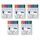 Staedtler Lumocolor 351 WP6 Whiteboard-Marker, Rundspitze ca. 2 mm Linienbreite, Set mit 6 Farben (5 Etui)