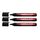 edding 4-300001 300 Industry Permanent Marker - Rundspitze - Beschriftung von Karton, Metall, Gummi und Glas, schwarz (1,5-3 mm, 3er Pack)