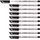 STABILO - Folienstift - OHPen universal - wasserlöslich medium - 10er Pack - schwarz