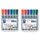 STAEDTLER Lumocolor 356 B WP6 Flipchart-Marker, Keilspitze ca. 2 oder 5 mm Linienbreite, Set mit 6 Farben, (6er Etui (2x))