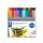 STAEDTLER Doppelfasermaler, zwei Spitzen für schmale und breite Linien, Klarfaltetui mit 36 leuchtenden Farben, 3200 TB36