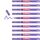 edding 751 Glanzlackmarker - violett (lila) metallic - 10 Lackmarker - Rundspitze 1-2 mm - Lackstift für Glas, Stein, Holz, Kunststoff und Papier - wasserfest, stark deckend