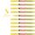 edding 751 Glanzlackmarker - pastellgelb - 10 Lackmarker - Rundspitze 1-2 mm - Lackstift für Glas, Stein, Holz, Kunststoff und Papier - wasserfest, stark deckend