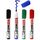 ABEIER Whiteboard Marker, Marker Stifte,Trocken Abwischbar, Rundspitze 3mm,4 Farben Whiteboard Stifte Rundspitze Set Perfekt für Zuhause Büro(4 Stück)
