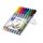 STAEDTLER permanenter Universalstift Lumocolor, wisch- und wasserfest, sekundenschnell trocken, nachfüllbar, F-Spitze - Linienbreite 0,6 mm, 8 Marker in sortierten Farben, 318 WP8