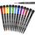 ABEIER Whiteboard Marker, schwamm Whiteboard stifte,Magnetisch Whiteboard Marker Schwamm mit Stiften, Trocken Abwischbar, Rundspitze 1-2mm, Perfekt für Zuhause Schule Büro12er Pack