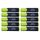 OFFICER PRODUCTS PRODUCTS Textmarker Leuchtend 10er Pack Farbe: Gelb/Highlighter Textliner Die Ungiftige Tinte, Keilspitze Leuchtfarben Hohe Qualität/Strichstärke 1-5mm, 17055211-06