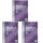 BRUNNEN Collegeblock Premium Student „Noten“ | A4, Lineatur 14, 50 Blatt, violett (A4 (Packung mit 3))