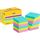 Post-it Super Sticky Notes Cosmic Collection, Packung mit 12 Blöcken, 90 Blatt pro Block, 47,6 mm x 47,6 mm, Türkis, Grün, Pink - Extra-stark klebende Notizzettel für Notizen und To-Do-Listen