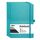 Mlife 3Pack A6 Klein Journal Notizbuch, 192 Seiten, A6 Notizbücher Mini Hardcover mit elastischem Verschlussband und Falttasche (Türkis)…