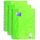 Oxford TOUCH A4+ Collegeblock, 80 Blatt, OPTIK PAPER+®, Doppelspirale, Mikroperforation, scribzee kompatibel (grasgrün | liniert)