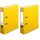 Herlitz 180 Grad Ordner, DIN A4, Gelb, 8 cm (Packung mit 2)