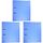 Herlitz 10200293 Ordner maX.file protect (A4, 5 cm, mit Einsteckrückenschild) acqua (Packung mit 3)