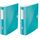 Leitz Qualitäts-Ordner 180° Active WOW, A4, Breit, Abgerundeter Rücken, 8,2 cm breit, Gummibandverschluss, Leichtes Polyfoam, Plastik-Ordner, WOW Serie, Eisblau, 11060051 (Packung mit 2)
