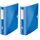 Leitz Qualitäts-Ordner 180° Active WOW, A4, Breit, Abgerundeter Rücken, 8,2 cm breit, Gummibandverschluss, Leichtes Polyfoam, Plastik-Ordner, WOW Serie, Blau, 11060036 (Packung mit 2)