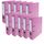 Exacompta 53755E 10er Pack Premium PVC-Ordner Prem´Touch Pastell. 7 cm breit DIN A4 Ringordner Aktenordner Briefordner Büroordner Plastikordner Schlitzordner Rosa