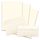 25x Briefpapier Set DIN A4 mit DIN Lang Briefumschlägen, Haftklebung - Naturweiß - mattes Schreibpapier mit Kuverts - FarbenFroh by GUSTAV NEUSER