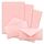 50x Briefpapier Set DIN A4 mit DIN Lang Briefumschlägen, Nassklebung - Rosa - mattes Schreibpapier mit Kuverts - FarbenFroh by GUSTAV NEUSER