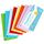 Dividers Colourful Pack of 200, 8 Assorted Colours Tabs - 24 x 10.5 cm Dividers Perforated Recycled Cardboard, 180 g/m² Printable Paper Cards for Sorting Folders