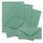 100x Briefpapier Set DIN A4 mit DIN Lang Briefumschlägen, Nassklebung - Kraftpapier Eukalyptus-Grün - Recycling-Schreibpapier mit Kuverts - FarbenFroh by GUSTAV NEUSER