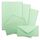 150x Briefpapier Set DIN A4 mit DIN Lang Briefumschlägen, Nassklebung - Mint-Grün - mattes Schreibpapier mit Kuverts - FarbenFroh by GUSTAV NEUSER