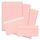400x Briefpapier Set DIN A4 mit DIN Lang Briefumschlägen, Haftklebung - Rosa - mattes Schreibpapier mit Kuverts - FarbenFroh by GUSTAV NEUSER