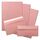 700x Briefpapier Set DIN A4 mit DIN Lang Briefumschlägen, Haftklebung - Alt-Rosa - mattes Schreibpapier mit Kuverts - FarbenFroh by GUSTAV NEUSER