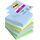 Post-it Super Sticky Z-Notes Oasis Collection, Packung mit 5 Blöcken, 90 Blatt pro Block, 76 mm x 76 mm, Blau, Grün - Extra-stark klebende Notizzettel für Notizen, To-Do-Listen und Erinnerungen