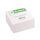 D.RECT Zettelklotz Notizklotz Ersatzpapier (für Zettelbox) | 85x85x40mm circa 350 blatt | Weiß