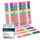 Sticky Notes,moinkerin 900 Stücke Haftnotizen Tabs Haftstreifen Transparente Haftnotizen PET Mehrfarbig für Lesezeichen,Studieren,Büro,Schulplaner Memo