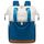 LOVEVOOK Rucksack Damen Blau, Laptoprucksack mit USB, Schultasche Teenager, Backpack Women Elegant, Arbeitsrucksack & Handtasche 2 in 1, 15,6 Zoll Arbeitstasche für Beruf Büro und Pendeln, Blau-Beige