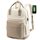 LOVEVOOK Rucksack Damen, 15,6 Zoll Laptop Schulrucksack Mädchen Teenager mit Laptopfach, Wasserdichter Schultasche Daypack Elegant für Schule Uni Reise Arbeit, Khaki Beige