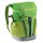 VAUDE Kinderrucksack Jungen & Mädchen Puck 10 Liter in grün, komfortabler Wanderrucksack Kinder, Wetterfester Schulrucksack mit Regenhülle & Lupe, viel Stauraum, Apple
