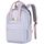 LOVEVOOK Rucksack Damen, 15,6 Zoll Laptoptasche Wasserdicht Schulrucksack Mädchen Teenager Daypacks mit USB Ladeanschluss, Elegant Arbeitstasche Backpack Women für Schule Freizeit Reise, Helllila