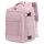KLOSTAIN Handgepäck Rucksack 40x20x25 für Ryanair Klein Flugzeug Reiserucksack Tasche Rucksack Handgepäck Eurowings für Damen Herren Schulrucksack Teenager,Hellrosa