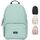 LARKSON Schulrucksack Mädchen & Jungen Teenager Mint - No 3 - Rucksack Damen & Herren für Schule - 16" Laptopfach - Aus Recyceltem PET - Wasserabweisend